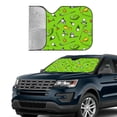 thumbnail image 4 of Bingfone Golf Sport Club Car Windshield Sun Shade Protector Keep Your Vehicle Cool Sun Shield Visor Cover Foldable for Car Truck SUV-Small, 4 of 8