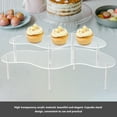 thumbnail image 2 of MEIBUTYUP Clear Acrylic Cake Stand Display Holder for Cakes, Pastries, and Desserts - 1 Set Elegant Dessert Stand, 2 of 6