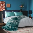 thumbnail image 6 of Football Throw Blanket for Team Fans Lovers, Green Football Gifts for Men Women, Team Colors Throw for Sofa Couch Bed Living Room 80"x60", 6 of 6