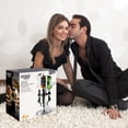 thumbnail image 5 of Oggi 3-Bottle Revolving Liquor Dispenser, Stainless Steel, 5 of 8