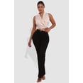 thumbnail image 6 of High Classic Waist Front Seam Flare Pants - Black, 6 of 9
