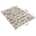 thumbnail image 4 of Colorful Mushroom Cartoon Light Green Pattern Blanket,Comfortable Soft Lamb Wool Throw Blanket,All Season,Warm Lightweight Blankets for Sofa Bed Couch Living Room Chair,40"x50", 4 of 4