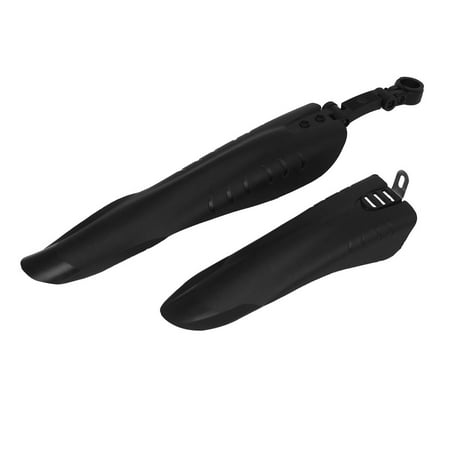 Light Plastic and Metal Bike Front and Rear Mud Guard Fender Set