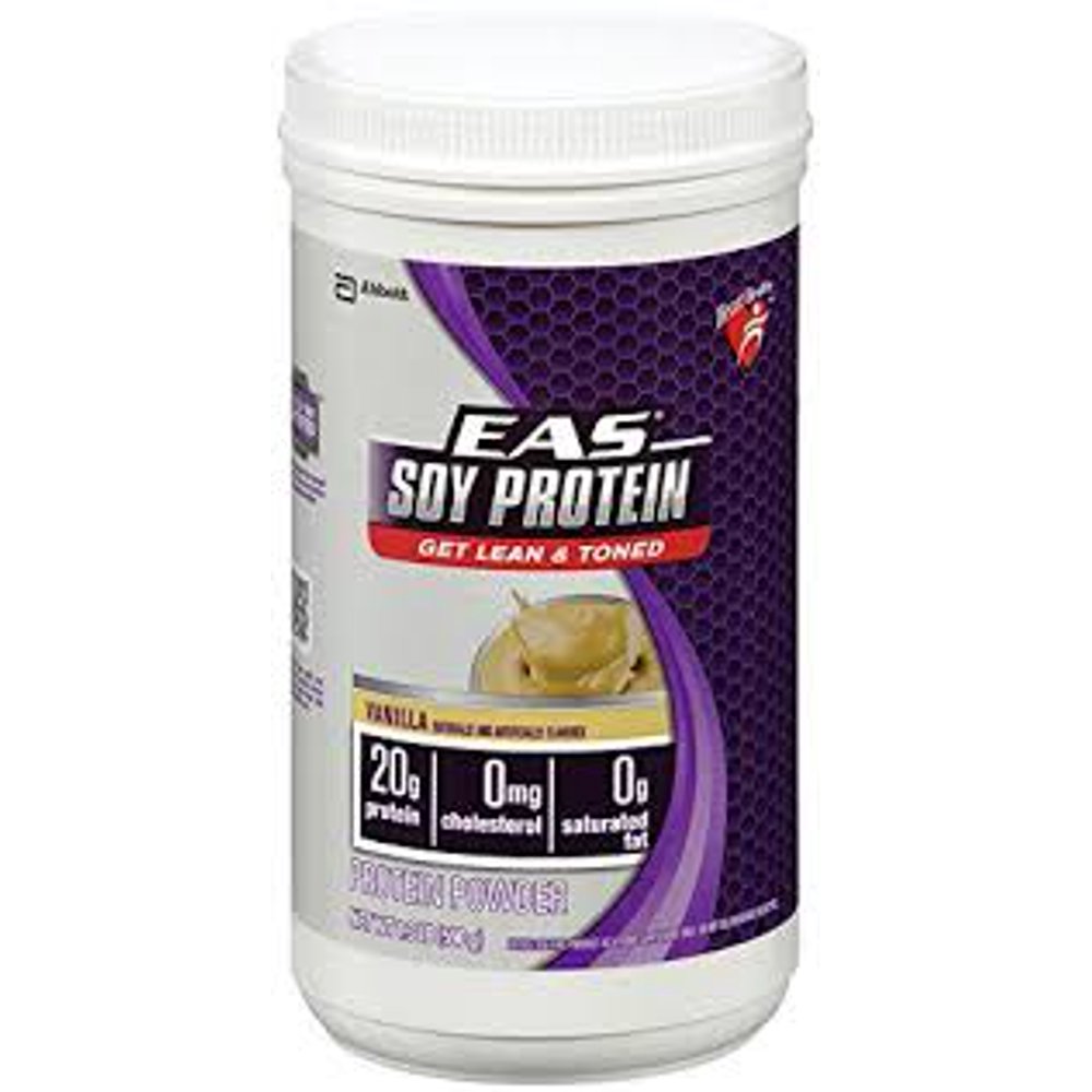 EAS Soy Protein Powder, Vanilla, 20g Protein, 1.3 Lb, 6 Ct Walmart