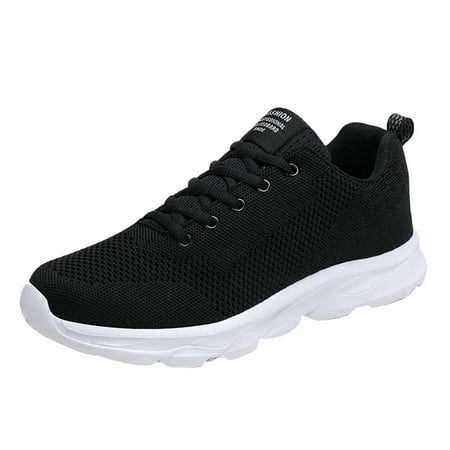 

Sneakers for Men Fashion Men S Lightweight Comfortable Breathable Sports Lace-Up Running Shoes Sneakers Mens Sneakers Mesh White 44
