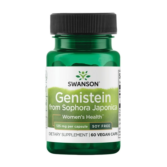 Swanson Genistein from Sophora Japonica 125 mg60 Veggie Capsules