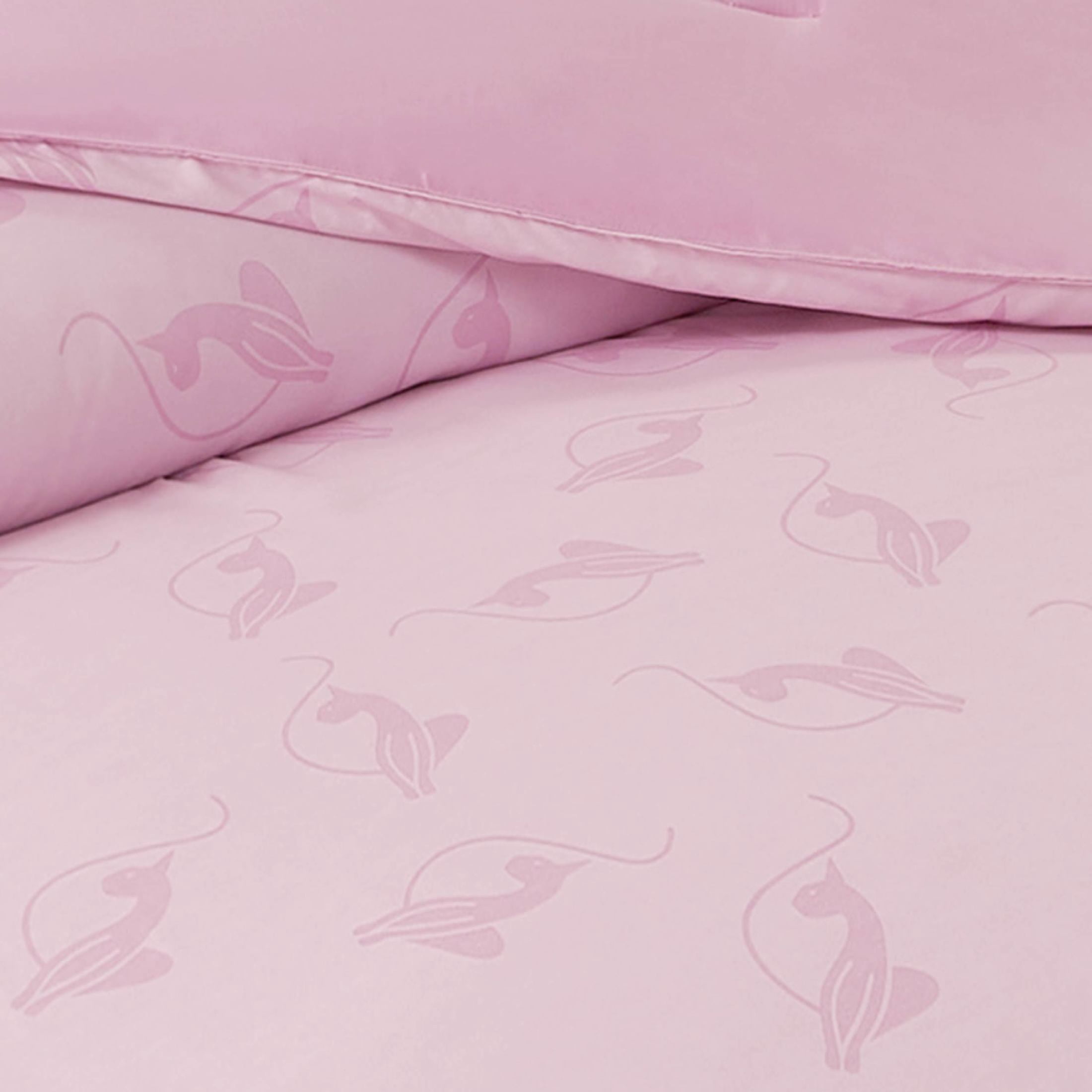 Baby Phat Logo Cat Comforter Sets King, Pink