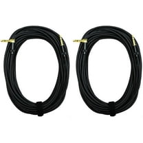 Audio 2000s E26150P2 1/4 Inch TRS Right Angle 50 Feet Cable