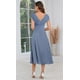 thumbnail image 2 of Vestido HYY Chiffon para la madre del novio, talla grande, rojo 22W, 2 of 7