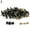Transparent, variant on Yirtree 100Pieces 8-20 mm Safety Eyes for Big Stuffed Animal Eyes Plastic Craft Crochet Eyes for DIY of Puppet, Bear, Toy Doll Making Supplies
