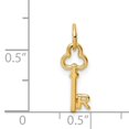 thumbnail image 2 of Collier Pendentif Breloque Monogramme Lettre R Délicate en Or Jaune 14k, 2 of 6