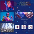 thumbnail image 2 of American Flag Light up Party Shades Glasses Patriotic Shutter Shades Flashing 4th of July Sunglasses LED Light up Sunglasses - Assorted Colors 12 Pairs, 2 of 10