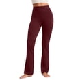 thumbnail image 1 of Pantalones CRZ YOGA Butterluxe de tiro alto acampanados 81 cm Rojo S, 1 of 7