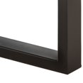 thumbnail image 5 of vidaXL Bench 110 cm Solid Rough Mango Wood and Steel, 5 of 5