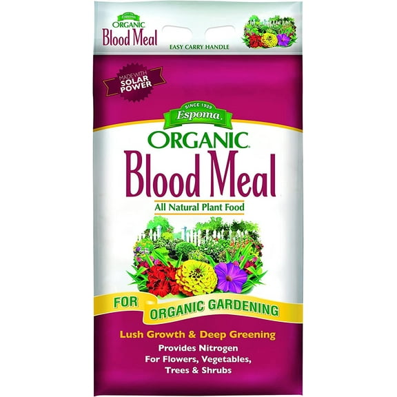 Espoma Organic Blood Meal Fertilizer 12-0-0 - Natural Plant Food - 17 lbs