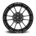 thumbnail image 3 of Fuel D761 Clash 17X9 6X135 1Et 125.2Cb Gloss Black Milled Wheel, 3 of 3