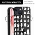 thumbnail image 2 of Compatible with iPhone 14 Case, Cute Ghost Case for Case Girls Women, Scratch-Resistant Shockproof Protective Cover 6.1 in - Clear Black, 2 of 5
