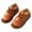 Brown, variant on 3T 4T 5T Toddler Boys Girls Dress Shoes Little Kid School Uniform Oxfords Leather Lace up Loafer Flats for Wedding Party Black Size 12