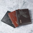 thumbnail image 6 of Short men's thin wallet 2025 new high-value eagle pattern student youth soft leather coin purse card bag, 6 of 9