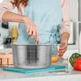 thumbnail image 2 of MasteelfCA Electric Cooker Steamer Rice Cooker Steamer Metal Steamer Basket Food Steaming Stand with Hook, 2 of 7