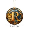 thumbnail image 4 of Viflosae Hanging Christmas Decorations Xmas Ornaments Personalized Home Ornaments Letter Name Ornaments Customized Initial Ornaments Christmas Gifts Family Souvenirs Ornaments, 4 of 5
