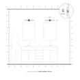 thumbnail image 5 of Livex Lighting - Aero - 2 Light ADA Bath Vanity in Contemporary Style - 19.25, 5 of 14