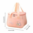thumbnail image 3 of Byujiro Cute Lunch Bag for Women, Large Capacity Insulated Lunch Box Bag Water Proof Ice Bag for Work School, 3 of 6