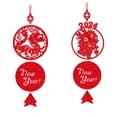thumbnail image 3 of Advancent 2024 atraer riqueza Feng Shui decoración decorativa de Año Nuevo borla colgante roja dragón alcance de aplicación Asy Kits de decoración para fiestas uno, 3 of 6