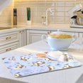 thumbnail image 6 of Yayeee Dish Drying Mat for Kitchen Counter 18"x24" Microfiber Absorbent Pad, Cartoon Otters Pattern, 6 of 7