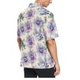 thumbnail image 3 of joogoo Men's Hawaiian Shirt Succulents Plants Short Sleeve Casual Button Down Shirts M, 3 of 6