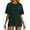 Dark Green, variant on Women's T-Shirts Short Sleeves Crew Neck Basic Tee Shirt Summer Top Y2k Outfits for Women