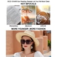 thumbnail image 4 of OCCI CHIARI Sunglasses Reading Glasses Large Sunglass Readers 2.75 for Women Anti Blue Light UV Protection Outdoor 1.0 1.25 1.5 1.75 2.0 2.25 2.5 2.75 3.0 3.5 (Gray, 2.75) Acrylic Lens, 4 of 6