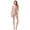 Coffee, variant on Lady Glossy Bodystocking Stretchy Sexy Full Bodysuit Long Sleeve Jumpsuit with Zipper Shiny Smooth Leotard Catsuit for Dance Practice Club Pole Dance