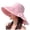 Pink, variant on AWZXDE Wide Brim Ponytail Adjustable Beach Hat Sun Hat For Summer Outdoor Travel Sun Block And Casual Wear Beige