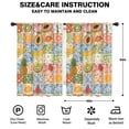 thumbnail image 2 of Pioneer Flower Floral Print Pattern Teens Curtains,Teens Insulated Curtains Set Of 2,Bedroom Essentials,Toddler Room Decor 42"x63", 2 of 5