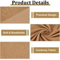 thumbnail image 4 of Corduroy Kintted Rib Fabric for Clothing Accessories Camel 156x0.05cm, 4 of 9