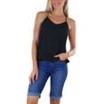 thumbnail image 2 of ToBeInStyle Women's Strappy Back V-Neck Camisole Top, 2 of 6