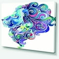 thumbnail image 3 of Design Art - Lion Bleu Art Abstrait, 3 of 4