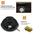 thumbnail image 3 of Crepe Maker, Electric Crepe Pan 900W Adjustable Temperature Control Easy To Clean With Tools For Home, 3 of 8