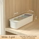 thumbnail image 4 of Organizador de cajones con 5 compartimentos para calcetines, ropa interior y corbatas | Caja de almacenamiento para armario y cómoda que ahorra espacio | Rosa, verde y blanco | Organizador de, 4 of 4