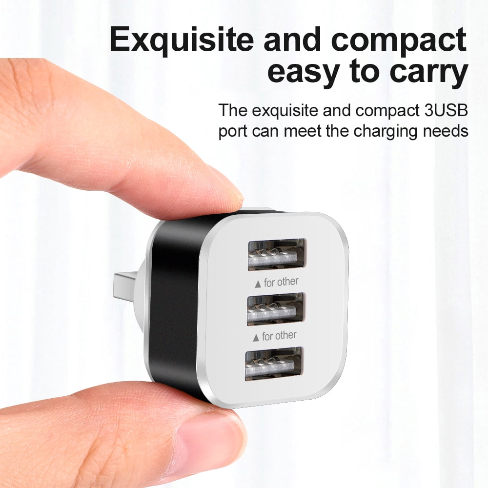 USB Splitter 3 Ports USB 2.0 HUB Quick Charge Expander Multiple Interface Car USB Extender ,Safe and Reliable