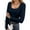 12# Navy, variant on Long Sleeve Shirts for Women Fall Fashion Thermal Shirts Rib Knit Sweaters Winter Clothing Underscrubs Layer Clothes Beige XL