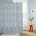 thumbnail image 4 of Sky Blue Plaid Shower Curtains for Bathroom, Farmhouse Buffalo Checkered Gingham Waterproof Fabric Shower Curtain, Decorative Bathroom Curtain for Bathtub, 36"x72", No Hooks Included, 4 of 9
