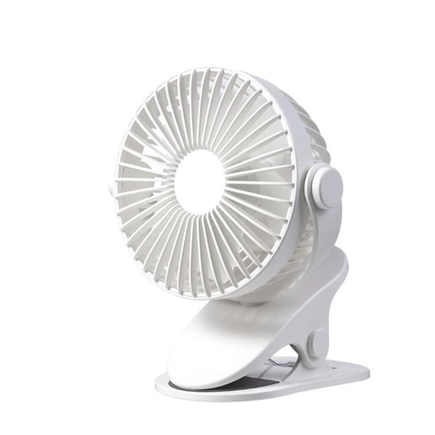 Xihbxyly Ventilador de Escritorio Portátil, Potente Flujo de Aire con Velocidad Ajustable, Alimentación Usb para Uso En Oficina y Hogar, Funcionamiento Silencioso, Tamaño Compacto, Base Resistente, R