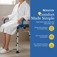 thumbnail image 2 of Journey SoftSecure 360 Degree Rotating Shower Chair, Padded Swiveling Foam Bathtub Seat, 2 of 5