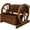 B, variant on DECMAY Wooden Wagon Planter Box with Wheels and Handle, Rustic Mobile Flower Cart for Garden, Patio, Indoor/Outdoor, Brown