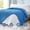 Bright Blue, variant on Chunky Knit Throw Blanket for Couch, 51x63 Inches, Blush Pink | Hand Knit Jumbo Chenille, Soft Breathable Cable Knit, Cozy Throw for Sofa Bed Living Room, Machine Washable, Perfect Gift