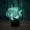 thumbnail image 2 of YSITIAN 3D LED Optical Illusion Acrylic Night Light with Remote & Smart Touch 7 Colors Changing（fish） YT-14423, 2 of 7