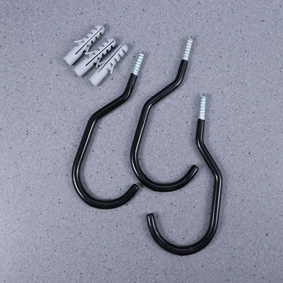 WHAMVOX 10Pcs Non-marring Bike Hook for Wall Mounted Bike Hanger and Storage
