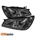 thumbnail image 3 of AKKON - For Lexus Altzza IS300 Smoked Smoke Halo Projector DRL Daylight LED Strip Headlights Replacement Pair, 3 of 3